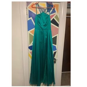 My Michelle sleeveless evening gown